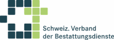 Logo des Schweizer Verbands der Bestattungsdienste mit Kreuzsymbol.